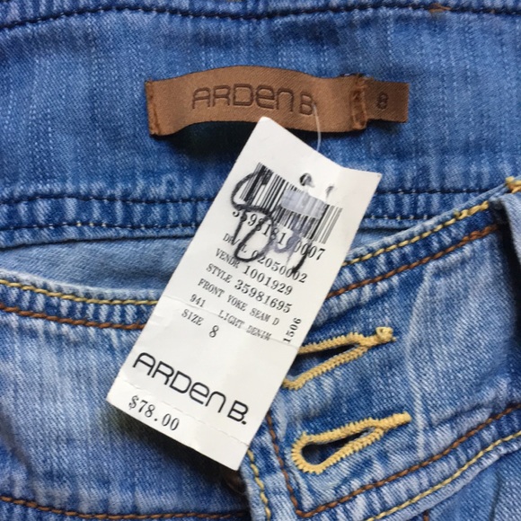 Arden B Distressed Cropped Jeans - Picture 8 of 9